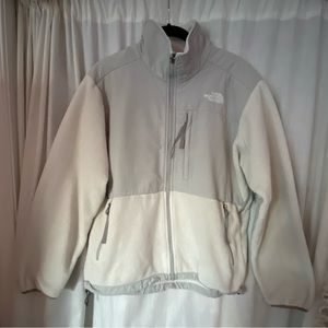 The North Face White & Gray Fleece Jacket